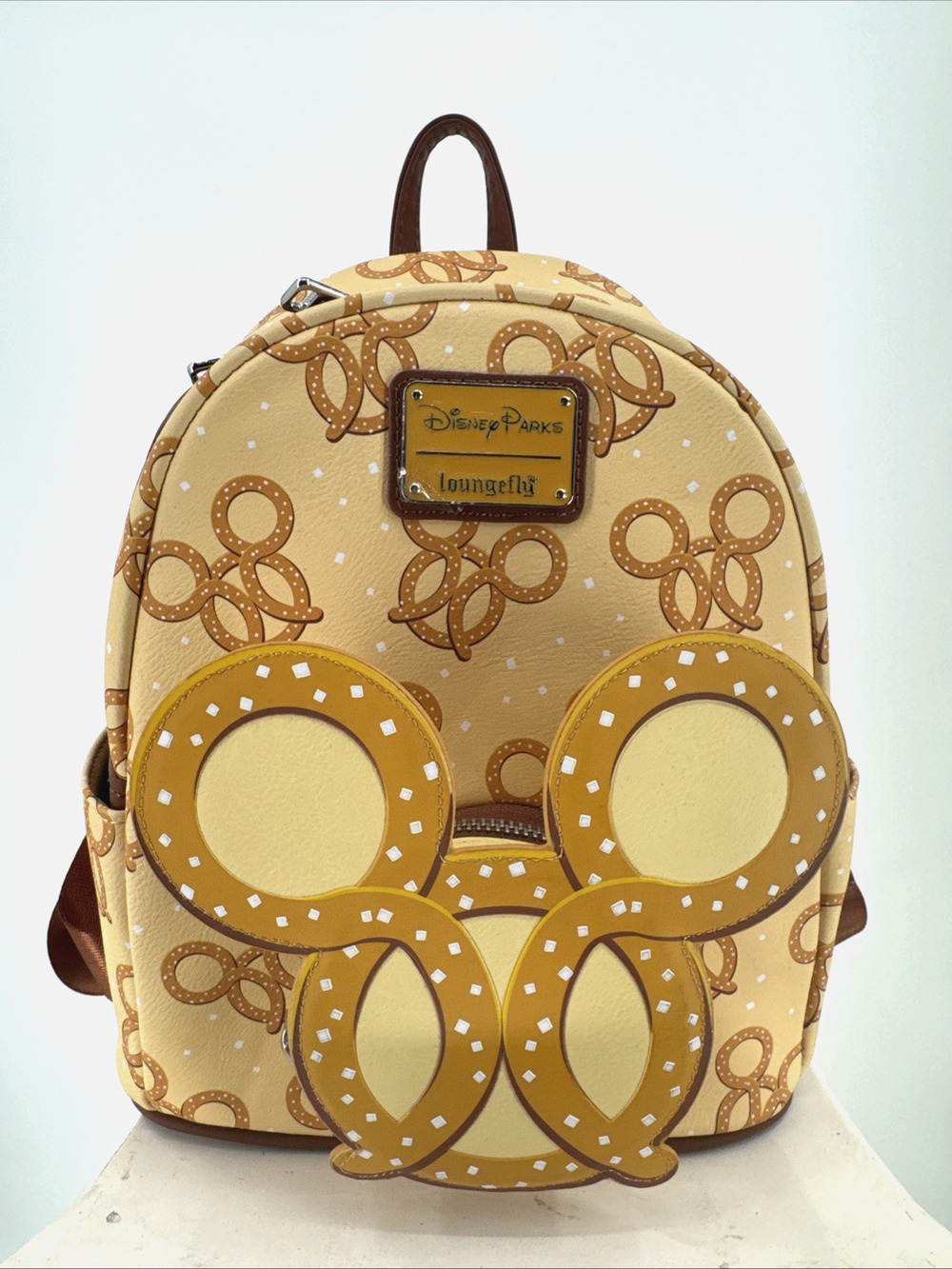 Disney Parks Loungefly Mickey Mouse Pretzel Mini Backpack NEW